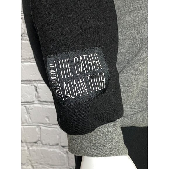 Eric Church Gather Again Tour Womens Small Dueling Eagles V Neck Pullover Hoodie - Picture 8 of 10